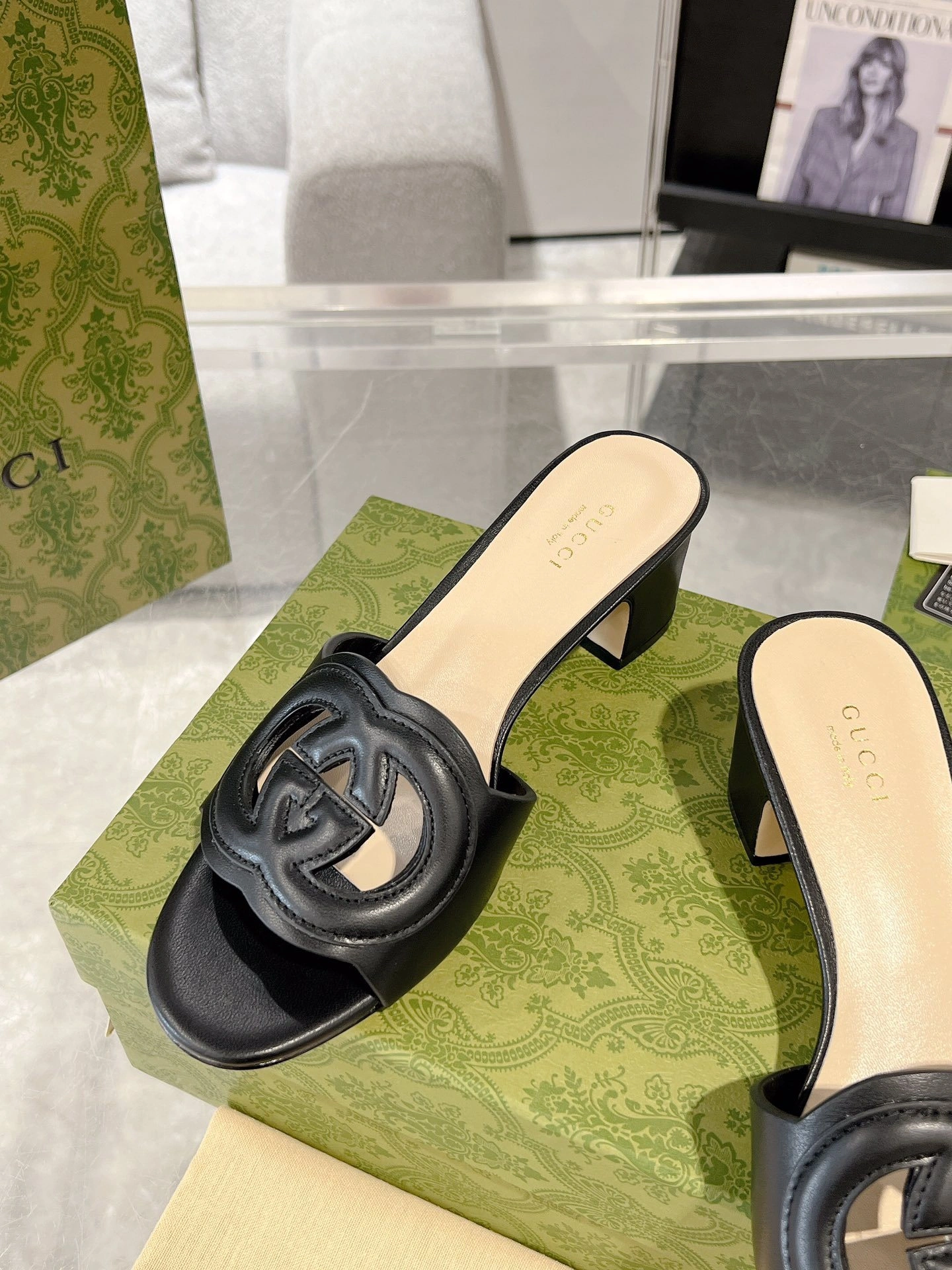 COCO-- 6u33i 782413 AAAZG 1000 sheepskin Heel height：5.5CM item:E-X032D0227